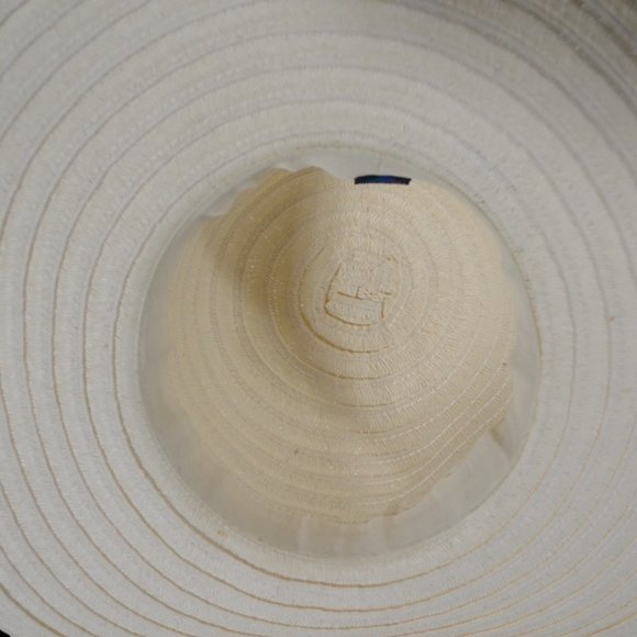 2 Woman's Hats For Spring Summer Beach With Ribbon Decor - Picture 4 of 9